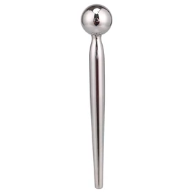 FukR - fém, gömbös dilátor - 8cm (ezüst)
