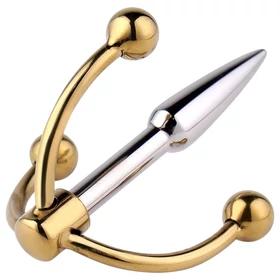 Urethralplay - horgonyos fém dilátor - 4,5cm (ezüst)