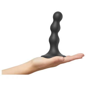 Strap-on-me Balls S - gömbös, tapadókorongos dildó (fekete)