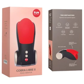 Fun Factory Cobra Libre II - makkvibrátor (kék)