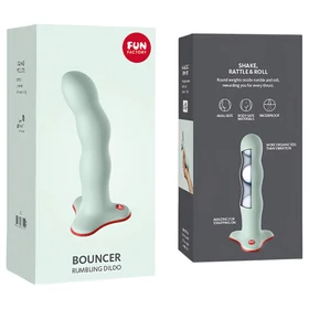 Fun Factory Bouncer - tapadótalpas dildó (zöld)