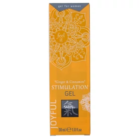 HOT Shiatsu - stimuláló krém nőknek - gyömbér és fahéj (30 ml)
