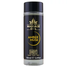 HOT bőrápoló masszázsolaj - borostyán pézsma (100 ml)