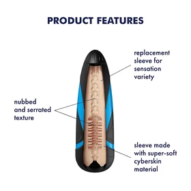 Satisfyer Sleeve Tornado Bliss - maszturbátor betét