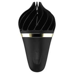 Satisfyer Sweet Treat - akkus, forgó csikló vibrátor (fekete)