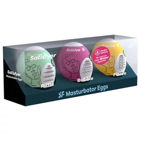 Satisfyer Egg RBF - tojás maszturbátor szett (3 db)