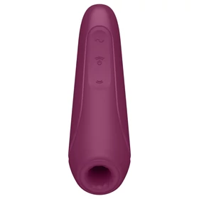 Satisfyer Curvy 1+ - App-vezérelt léghullámos csiklóizgató (piros)