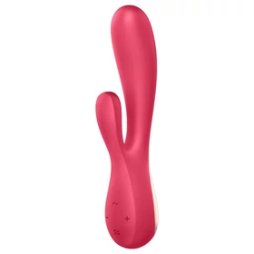 Satisfyer Mono Flex - App-vezérelt vibrátor (piros)