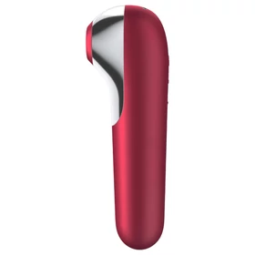 Satisfyer Dual Love - App-vezérelt csiklóvibrátor (piros)