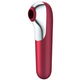 Satisfyer Dual Love - App-vezérelt csiklóvibrátor (piros)