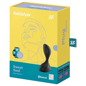 Satisfyer Sweet Seal - App-vezérelt análvibrátor (fekete)