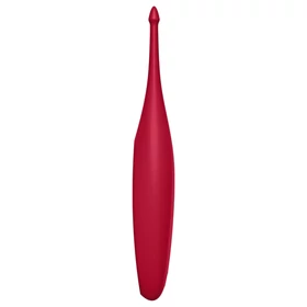 Satisfyer Twirling Fun - akkus, vízálló csikló vibrátor (piros)
