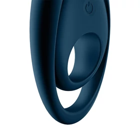 Satisfyer Glorious Duo - vibrációs péniszgyűrű (kék)