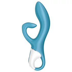 Satisfyer Embrace Me - akkus, csiklókaros vibrátor (türkiz)
