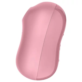 Satisfyer Cotton Candy - léghullámos csikló vibrátor (korall)