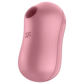 Satisfyer Cotton Candy - léghullámos csikló vibrátor (korall)