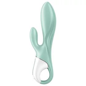Satisfyer Air Pump Bunny 5 – App-vezérelt pumpálható vibrátor (menta)