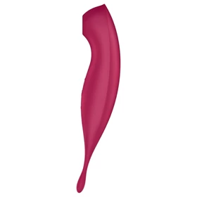 Satisfyer Twirling Pro - okos 2in1 csikló vibrátor (piros)