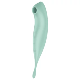 Satisfyer Twirling Pro - App-vezérelt csiklóvibrátor (menta)