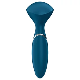 Satisfyer Mini Wand-er - vízálló masszírozó vibrátor (kék)