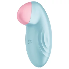Satisfyer Tropical Tip - App-vezérelt csiklóvibrátor (kék)
