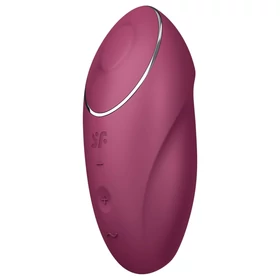 Satisfyer Tap &amp; Climax 1 - 2in1 vibrátor és csiklóizgató (piros)
