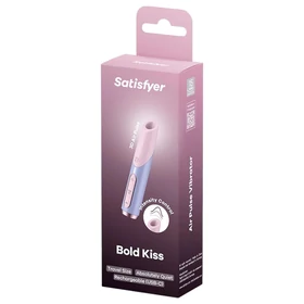 Satisfyer Bold Kiss - léghullámos rúzs vibrátor (rózsaszín)