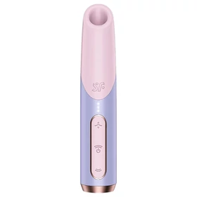 Satisfyer Bold Kiss - léghullámos rúzs vibrátor (rózsaszín)
