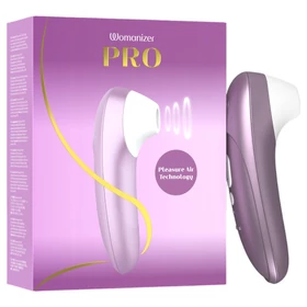 Womanizer Pro - léghullámos csiklóizgató (lila)