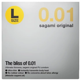 Sagami Original 0,01 L - óvszer - 58mm (1db)