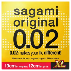 Sagami Original 0,02 XL - óvszer - 61mm (1db)