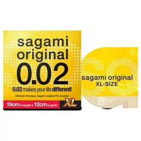 Sagami Original 0,02 XL - óvszer - 61 mm (1 db)