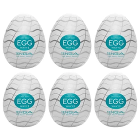 TENGA Egg Wavy II - tojás maszturbátor (6db)