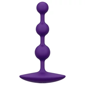 ROMP Amp - gyöngyös anál dildó (lila)