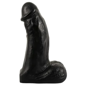 realistixxx Real Giant - herés dildó - 22 cm (fekete)