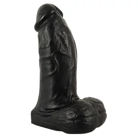 realistixxx Real Giant - herés dildó - 22 cm (fekete)