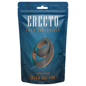 Erecto - erős pénisz- és heregyűrű (fekete)