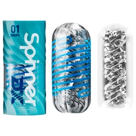 TENGA Spinner DX - maszturbátor (átlátszó)
