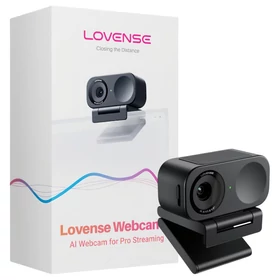 Lovense Webcam 2 - AI webkamera streaminghez (fekete)