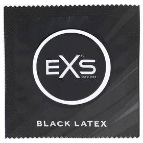 EXS Black - latex óvszer (fekete, 12 db)