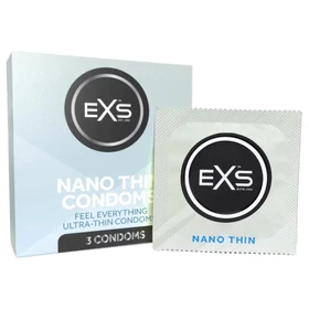 EXS Nano Thin - ultra vékony óvszer (3 db)