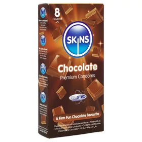 Skins - csokis óvszer (8 db)