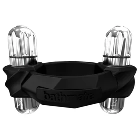 Bathmate Hydro Vibe - hidroterápiás, vibrációs gyűrű (fekete)