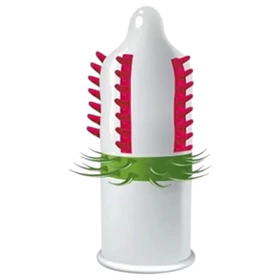 Egzo Dulche Bombero - tüskés, stimuláló óvszer (1db)