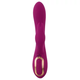 Javida - 3in1 gyöngyös-forgó vibrátor (lila)