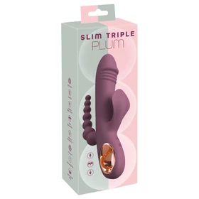 You2Toys - akkus, tripla karos vibrátor (lila)