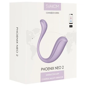 Svakom Phoenix Neo 2 – App-vezérelt vibrációs tojás (lila)