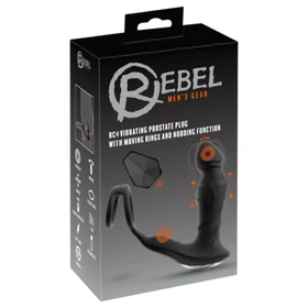 Rebel - lökő prosztatavibrátor (fekete)