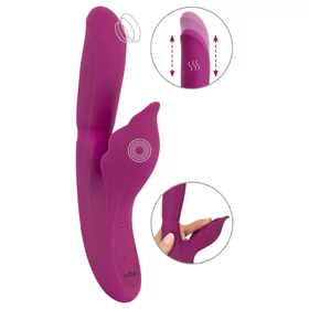 Javida - 4in1 G-pont és csikló izgató vibrátor (lila)