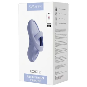 Svakom Echo 2 – App-vezérelt ujjvibrátor (kék)
